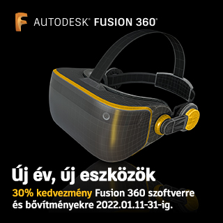 Fusion 360 promóció 2022. január
