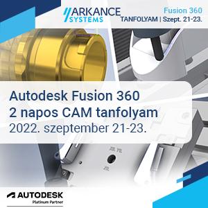 Fusion 360 CAM tanfolyam 2022. szeptember